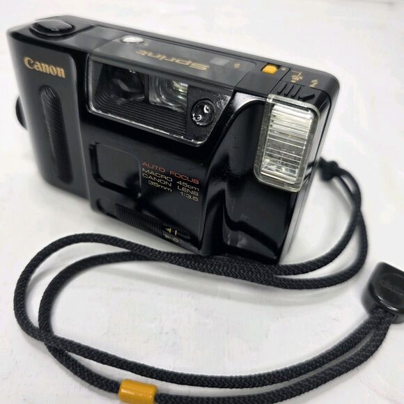 Canon Sprint Auto Focus Camera 35mm With Strap Tested And Works - Picture 1 of 9